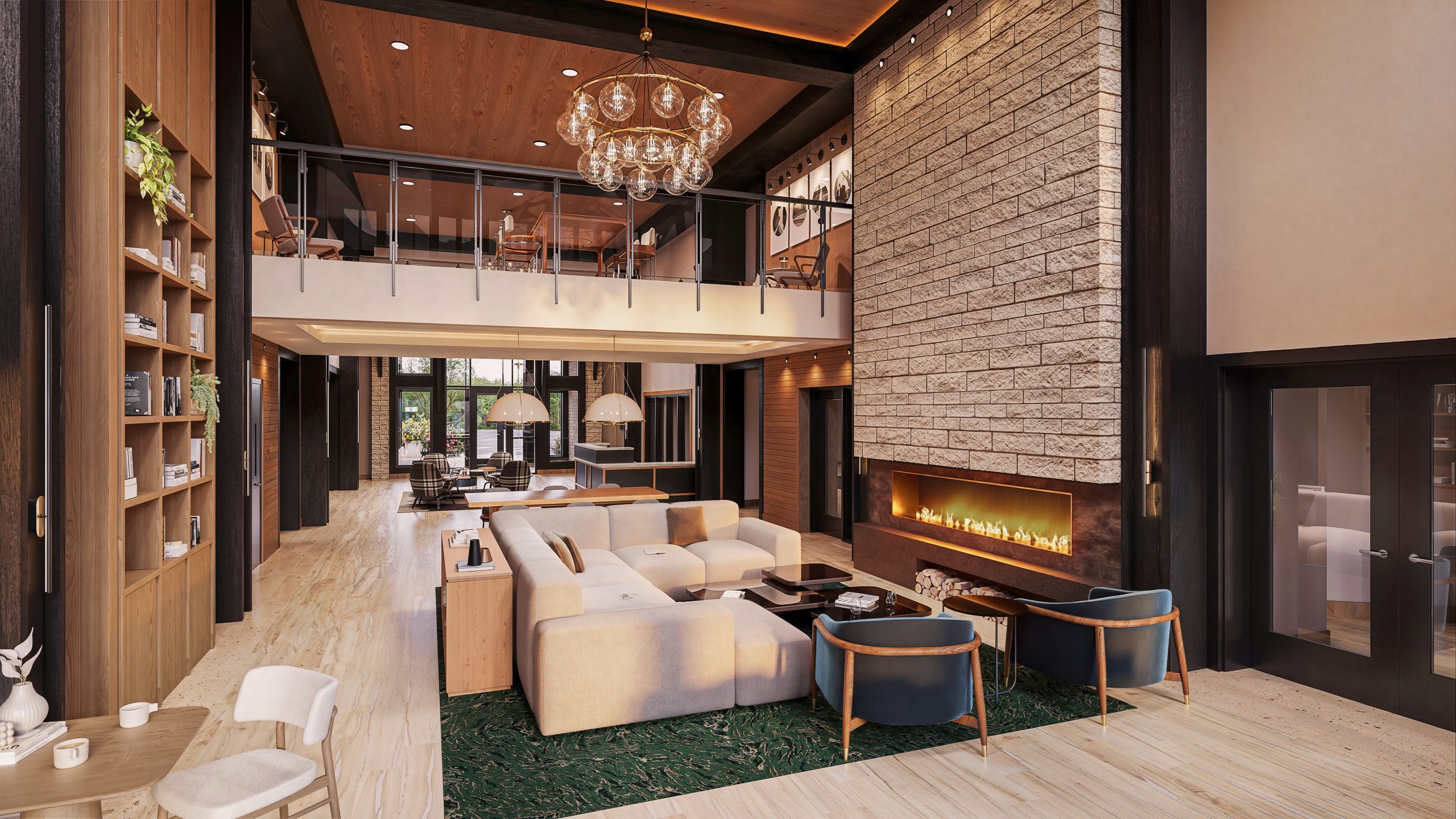 2 Story Lobby